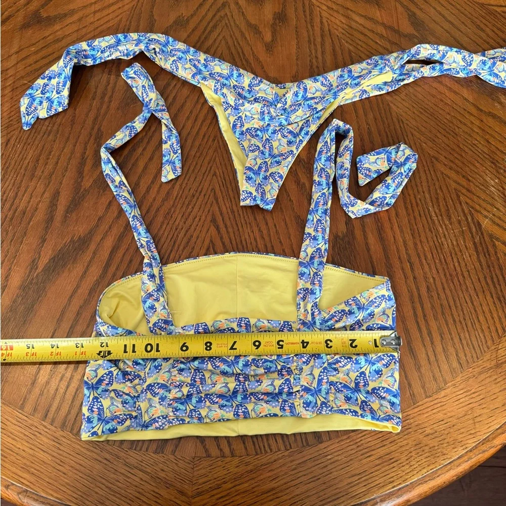 frankies bikinis monarch butterfly print Set‎